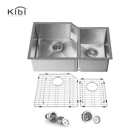 Kibi K1-D32, Undermount Mount, Satin Finish K1-D32
